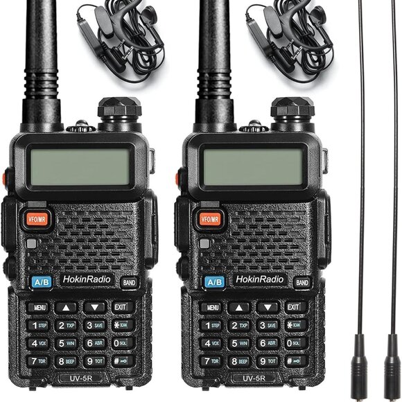 UV-5R Ham Radio Long Range for Adults Handheld Two Way Radio 144-148Mhz ,430-450 - Picture 1 of 6